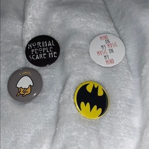 🥳FREE WITH PURCHASE🥳 Set of 4 Pins